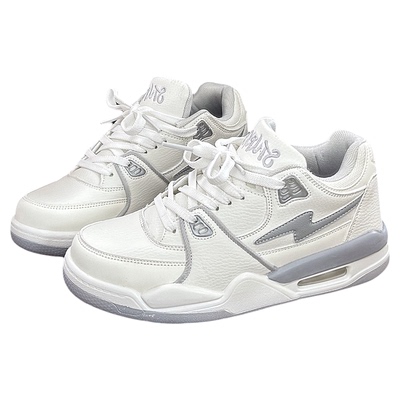 港风气垫板鞋厚底运动休闲小白鞋