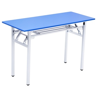 彩色圆角折叠桌办公会议美甲桌培训桌简易餐桌学生学习电脑桌课桌