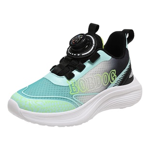 巴布豆儿童网面透气男孩子超轻便软底防滑耐磨减震运动男童跑步鞋