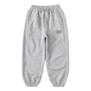 男童裤子春秋款2026新款中大男孩运动裤初中生胖孩卫裤春装休闲裤