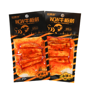 桂青源WOW辣味牛板筋20袋即食