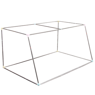 子母床蚊帐支架杆子配件梯形上下铺家用双层床高低床母子床书架款