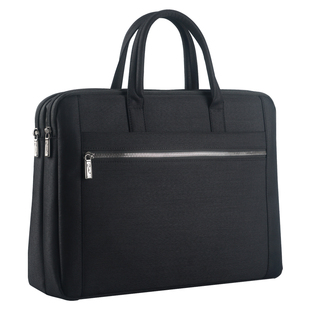 杰利大容量手提包休闲手提男包帆布文件包商务公文包会议定制logo