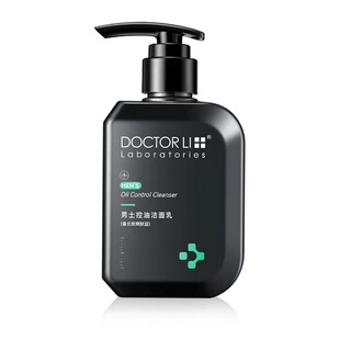 李医生男士洗面奶备长炭清爽控油洁面乳深层清洁去油改善油皮正品
