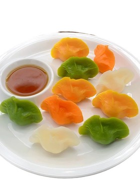 仿真手工水饺摆设装饰面点假道具