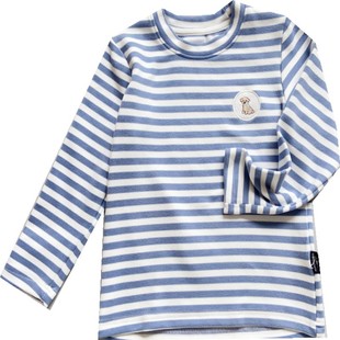 【双面聚热绒】圆领上衣男童秋冬薄绒打底衫长袖t恤儿童宝宝童装