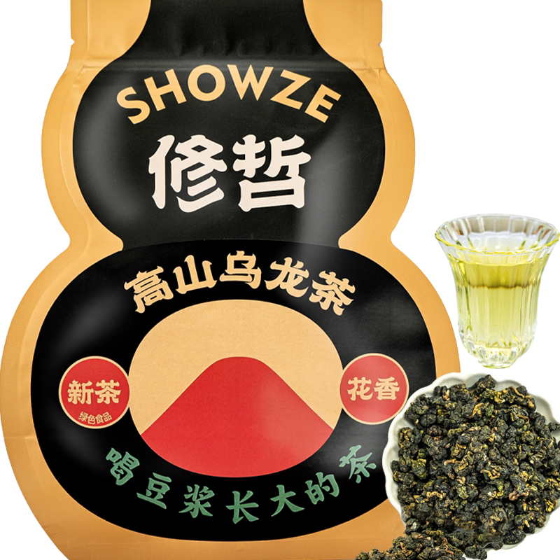 修哲花香乌龙茶台湾高山茶花香型100g可冷泡新茶