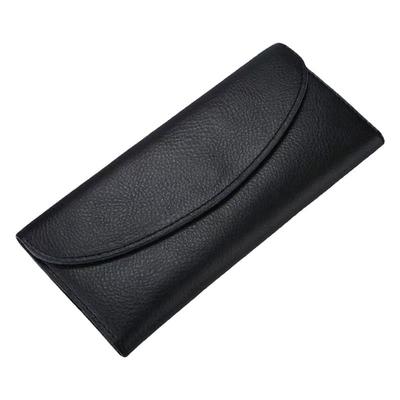 2025新款时尚简约真皮长款钱包
