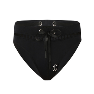 Peachbum低腰镂空性感三角泳裤男款系绳防尴尬纯色速干温泉游泳裤