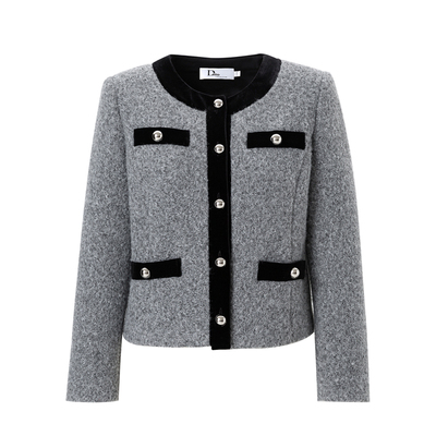 迪图高级感小香风短外套