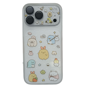 可爱卡通寿司小鸡带链条适用苹果17PRO手机壳iPhone16ProMax新款15pro女款小众13全包14防摔保护套创意硅胶软