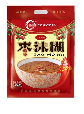 陕西特产枣沫糊400g袋装红枣粉