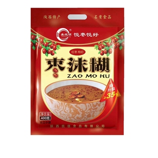 陕西特产枣沫糊 400g袋装红枣粉枸杞沫糊大荔同州早餐枣饮品