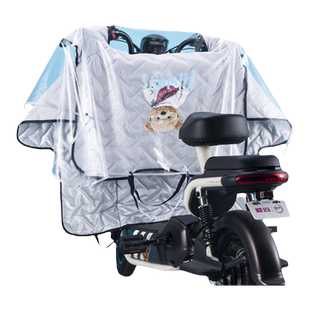 龙头电动电瓶摩托车车头中控仪表盘防雨罩车把防水挡雨遮雨显示屏