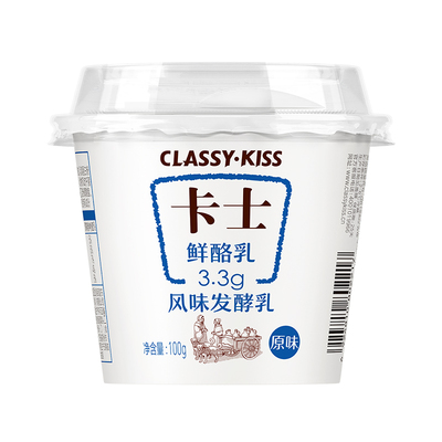 卡士3.3g鲜酪乳低温酸奶