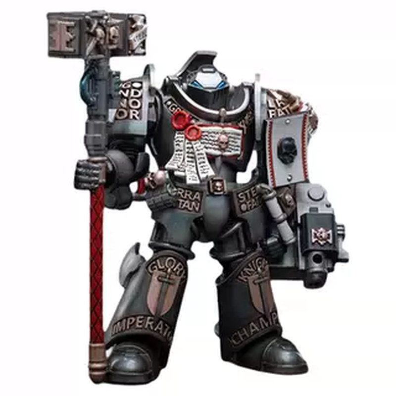 JOYTOY暗源战锤40K灰骑士终结者四人组 堡主1:18可动兵人手办模玩