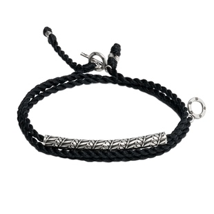 RONINMADE小众复古香巴拉高级男士手链男女银手绳情侣中古礼物