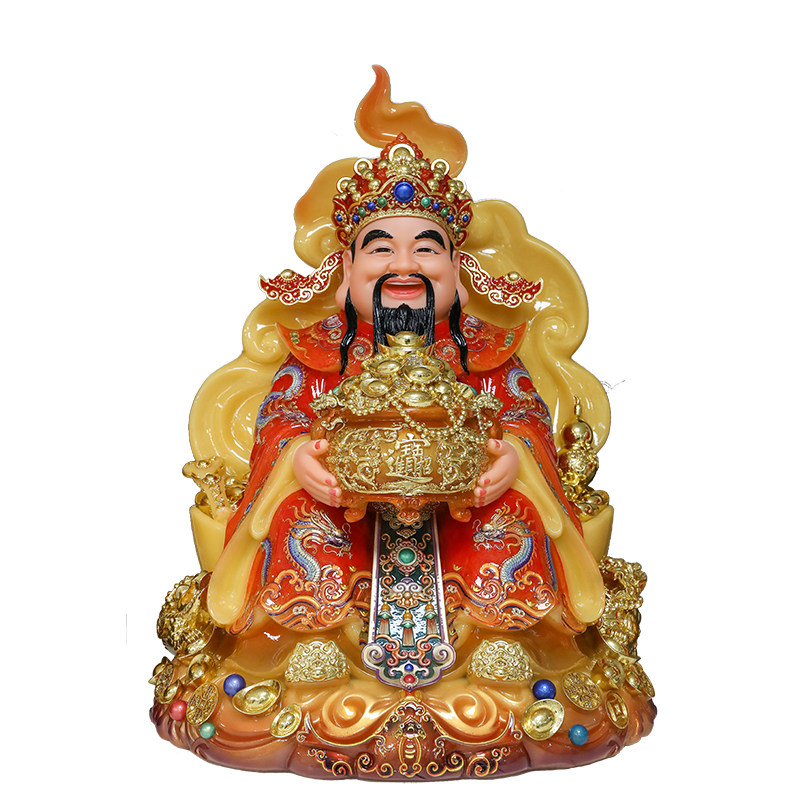 财神爷神像汉白玉比干财神范蠡店铺开业礼品财进宝站财神爷供奉