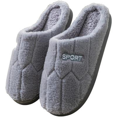 加绒加厚居家卡通保暖棉拖鞋