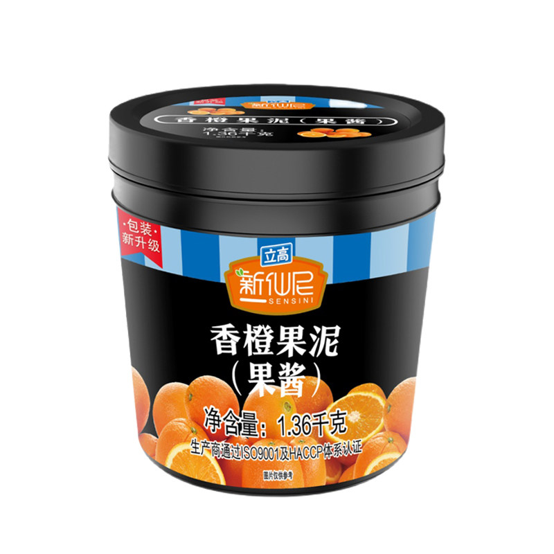 新仙尼罐装草莓果泥烘培