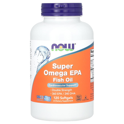 Now诺奥Omega3 EPA深海鱼油软凝胶双倍功效心脏血管大脑眼睛关节