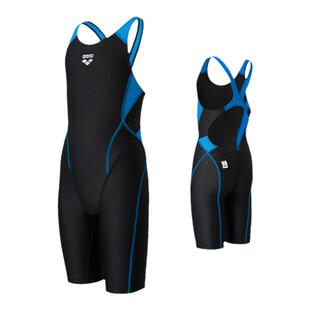 arena阿瑞娜儿童泳衣女孩竞技大童连体及膝泳衣专业比赛温泉泳衣