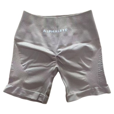 官网代购阿尔法短裤无缝中高腰