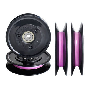 1006导轮外径60mm电线塑胶陶瓷组合过线导线轮镀锡机张力枪放线架