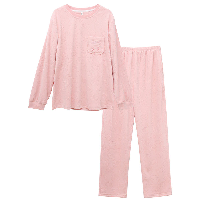 新一系女款家居服套装厚款冬天