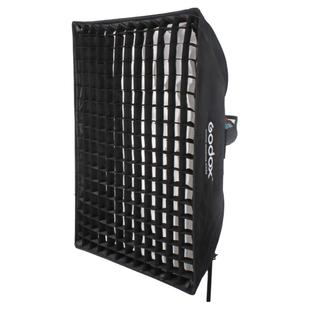 Godox 神牛网格柔光箱保荣口格栅35*160长条60*90cm方形柔光罩快装深抛 90cm深口闪光灯柔光直播补光灯柔光球