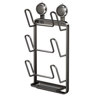 吸盘锅盖架壁挂式菜板放置架免打孔厨房置物架多功能收纳架砧板架