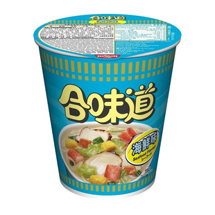 香港进口NISSIN 日清合味道海鲜味杯面即食面速食面港版繁体字