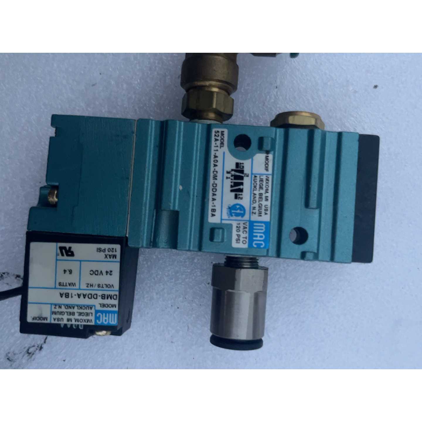 非标价拆机MAC电磁阀52A11A0ADMDDAA1修理
