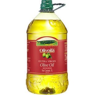 欧丽薇兰特级初榨橄榄油5L/桶原油进口 口味清淡
