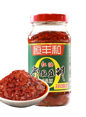 恒丰和零添加红油郫县豆瓣520g