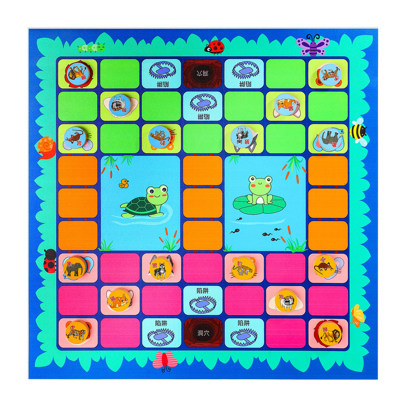 【耐脏耐磨】豪华版斗兽棋桌游