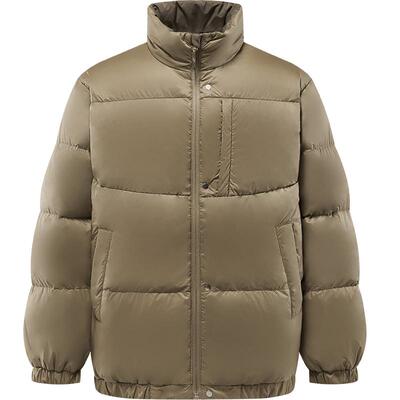 森马宽松双面穿外套短款羽绒服男