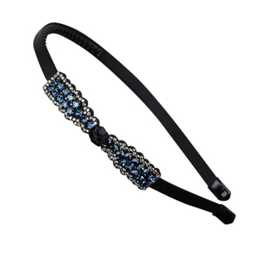 发箍水钻细边发饰韩国简约带齿防滑发窟淑女压发头箍成人简约发卡