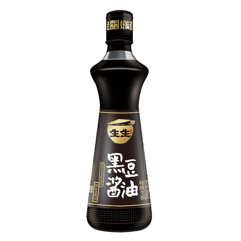 护国黑豆酿造酱油特级炒菜调味品