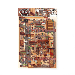 infeel.me我的小屋19弹3D立体造景微缩英菲造景手工diy玩具贴纸