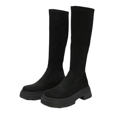 圆头GNC新款黑色弹力靴