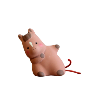 日本进口龙虎作幸运御守桌面车载摆件偷偷看生肖小马寓意生日礼物