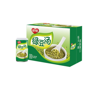 银鹭官方绿豆汤整箱夏季清凉消暑早餐粥八宝粥消暑饮料370g*12