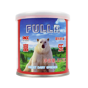 富乐傅乐炼乳甜炼奶牛奶面包咖啡甜点烘焙蛋挞液奶茶原料家用350g