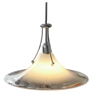 铂夜候摇臂玉兰吊灯原版餐厅吊灯设计师极简包豪斯吧台岛台玻璃灯