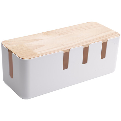 超大号电线收纳盒数据线电源线插座理线收线盒充电器插排集线器盒