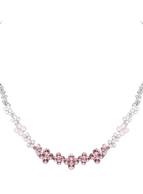 兰盈奥地利水晶花朵项链