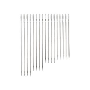 大眼针手缝针尖头钢针缝被子针家用缝衣针老牌老人用大针眼金尾针