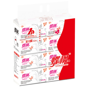 蝶枫408张80包抽纸巾DIEFEN/蝶枫