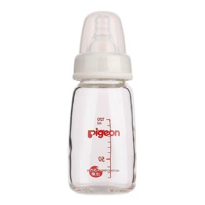 贝亲自然实感奶瓶新生儿玻璃标口奶瓶婴儿标准口径奶瓶120ml